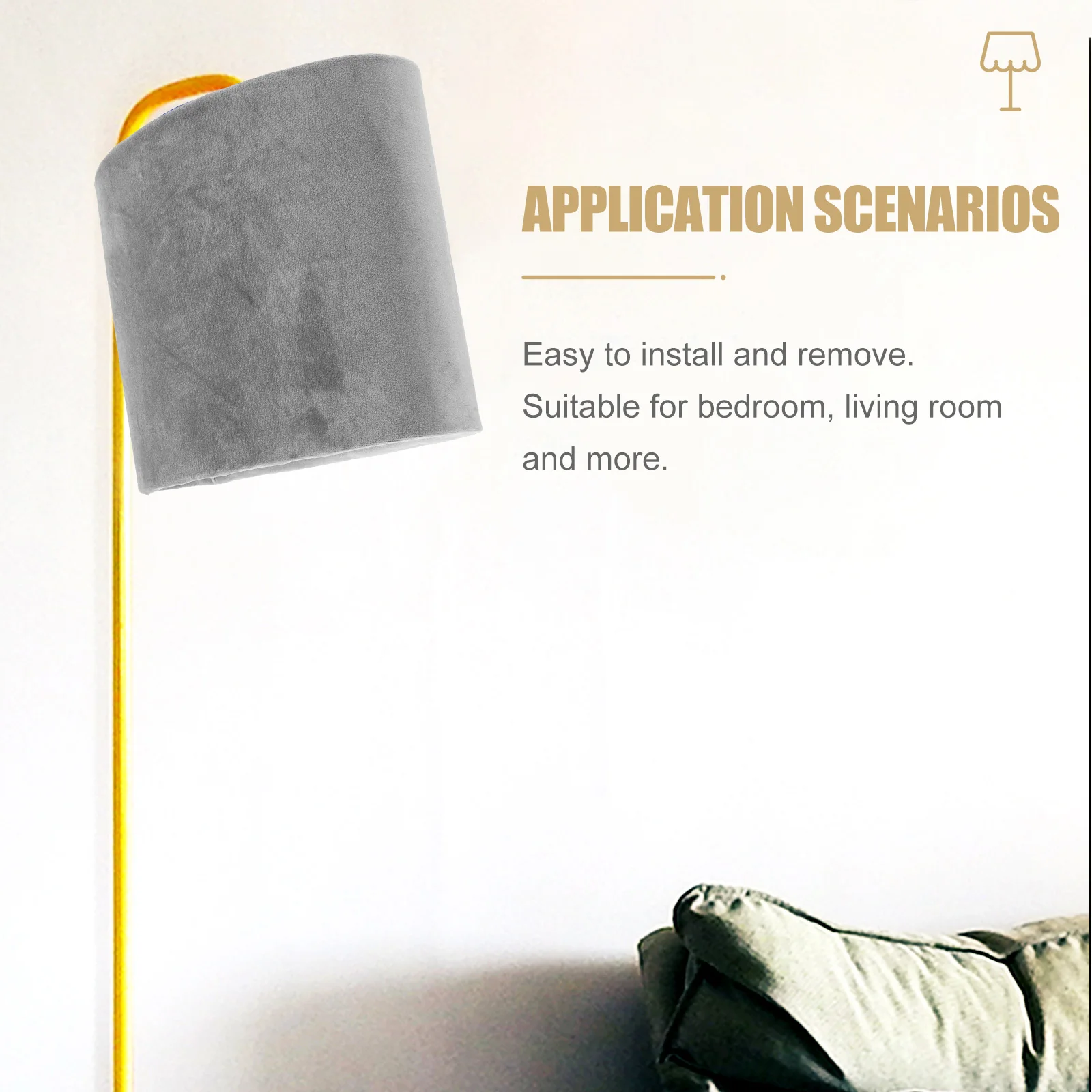 

1Pcs Oval Lampshade Decorative Cloth Lamp Cover Table Lamp Accessory Durable Stylish Diffuser for Living Room Bedroom