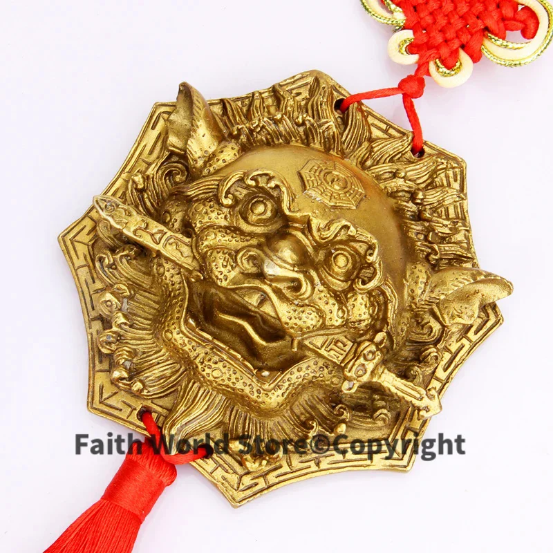 

HOT SALE # HOME lobby hall doors windows efficacious protection Town house Exorcise evil spirits Talisman Lion FENG SHUI amulet