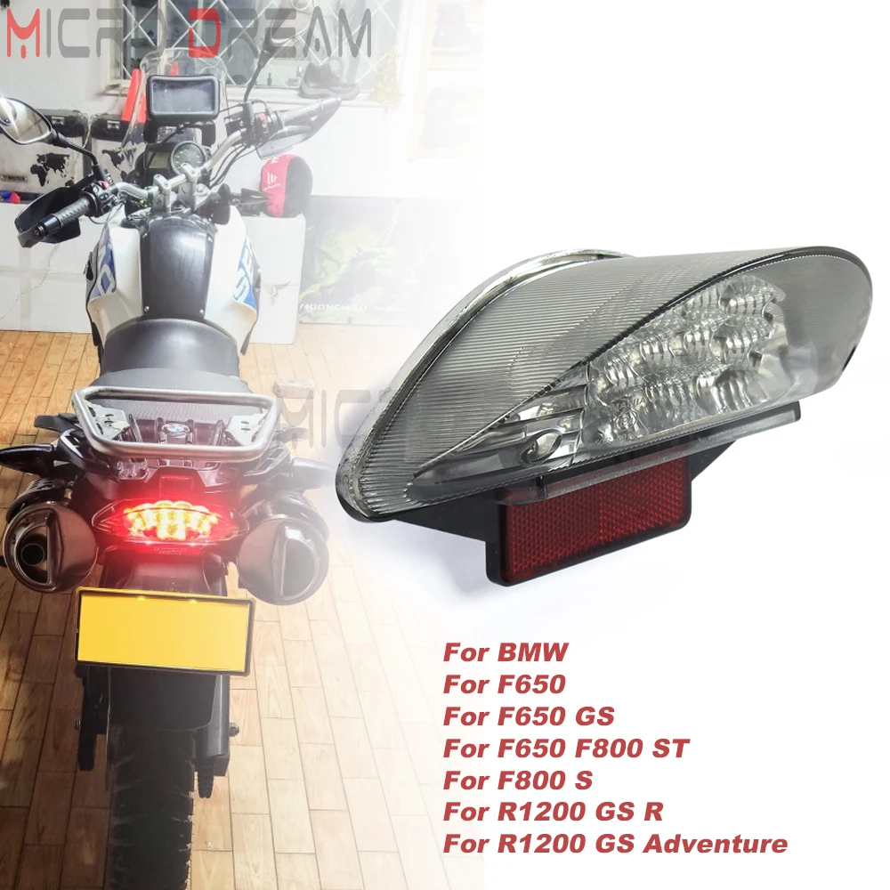 Luces de freno de luz trasera LED rojas para motocicletas, 12V, 16 Uds., con Reflector para BMW F650 F650 GS F650 ST F800 ST R1200 GS R R1200GS