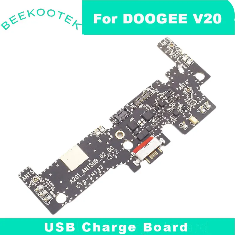 جديد وأصلي DOOGEE V20 USB لوحة شحن قاعدة قفص الاتهام تهمة مجلس إصلاح استبدال الملحقات ل Doogee V20 الهواتف الذكية