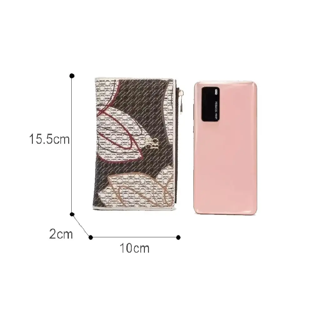 CH Exquisite Compact Portable High-quality Wallet With A High-end Feel Light Luxury Women's Cartoon Pattern Printed Wallet image 6