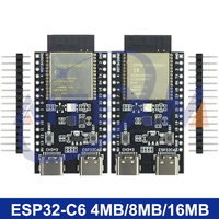 ESP32-C6 ESP32 WiFi+Bluetooth Internet Of Things ESP Development Board Core Board ESP32-C6-DevKit C N4R2 N8R2 N16R2 For Arduino