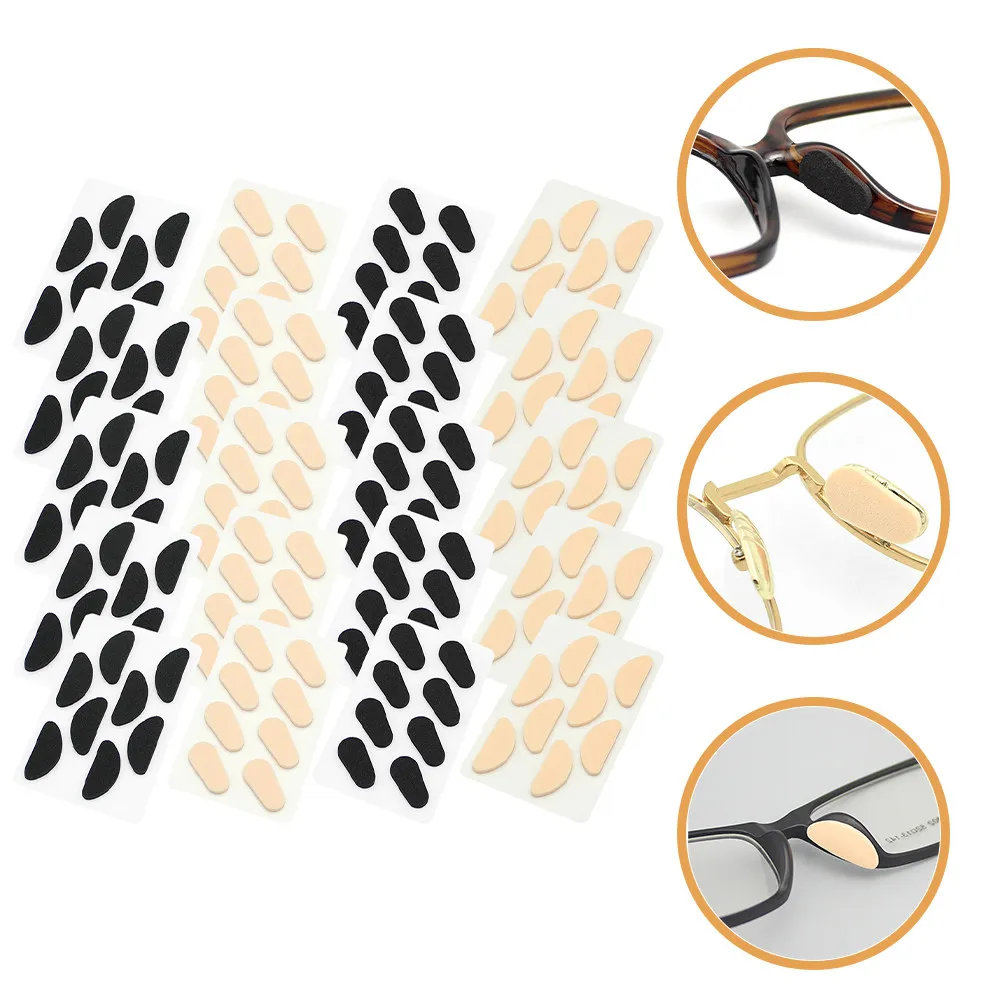 40pcs Self-Adhesive Silicone Nose Pads for Glasses – Non-Slip, Comfortable & Protective Sponge Eyeglass Accessories