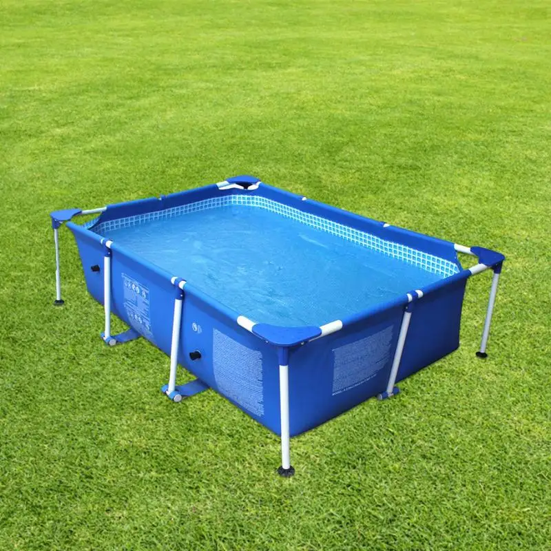 Swimming Pool Cover Rectangular Solar Summer Waterproof Pool Tub Dust Outdoor PE Bubble Film Blanket Accessory Pool Cover Drop