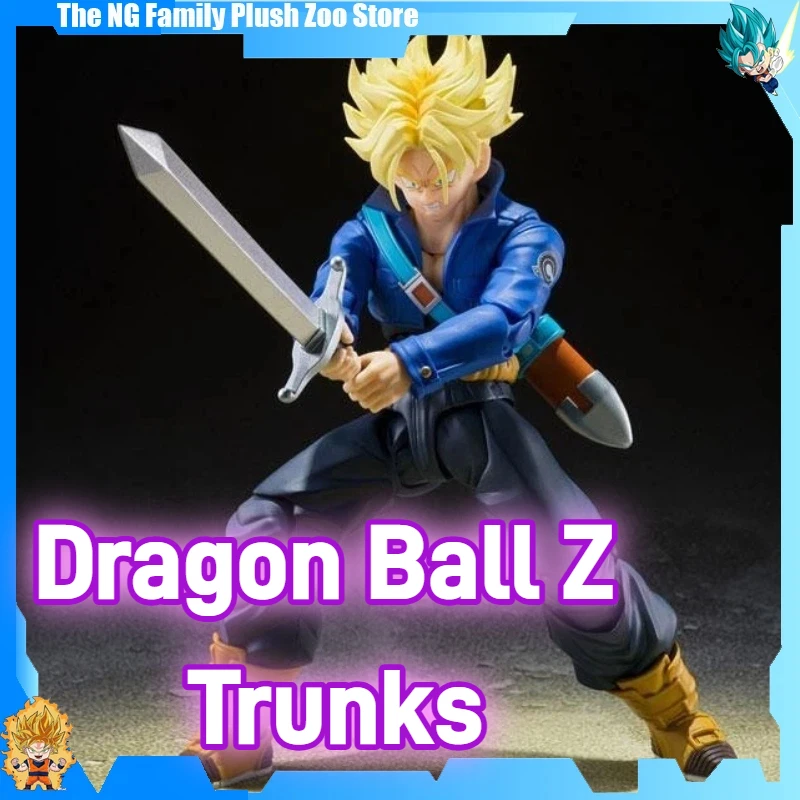 

Bandai S.H.Figuarts Dragon Ball Z Super Saiyan Trunks Action Figure - the Boy from the Future Original & Genuine Collectible