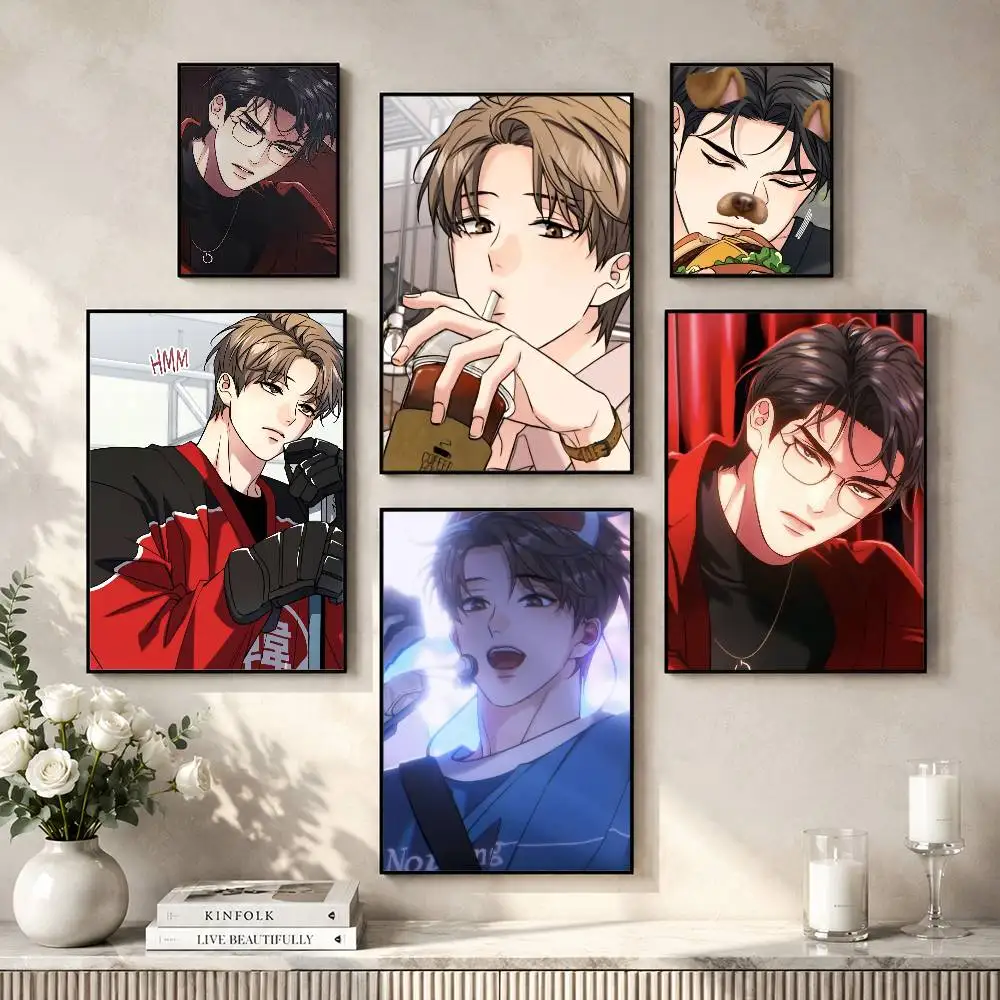 M-Melting Point R-Ryu Ian Manhwa BL Poster Versatile HD Waterproof Wall Art Self-Adhesive Decor for Any Space Ideal Gift