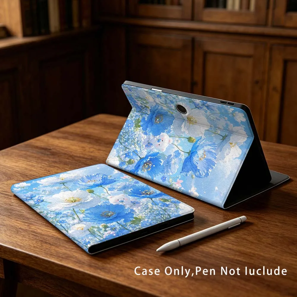 Capa de Tablet Cartoon Blue Poppy Bear Soft para OPPO VIVO IQOO OnePlus Realme Pad 3 Pro 13 12.1 11.61 11.4 10.36 11 polegadas