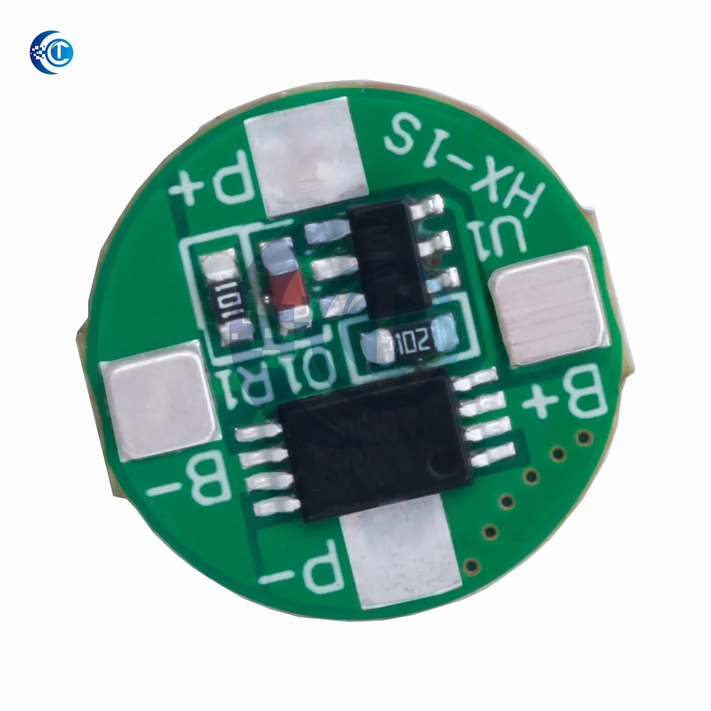 Módulo de protección BMS 2.5A 1S: para 14500 3.7V Li-ion/LiPo (Control de carga, protección contra sobretensión/subtensión)