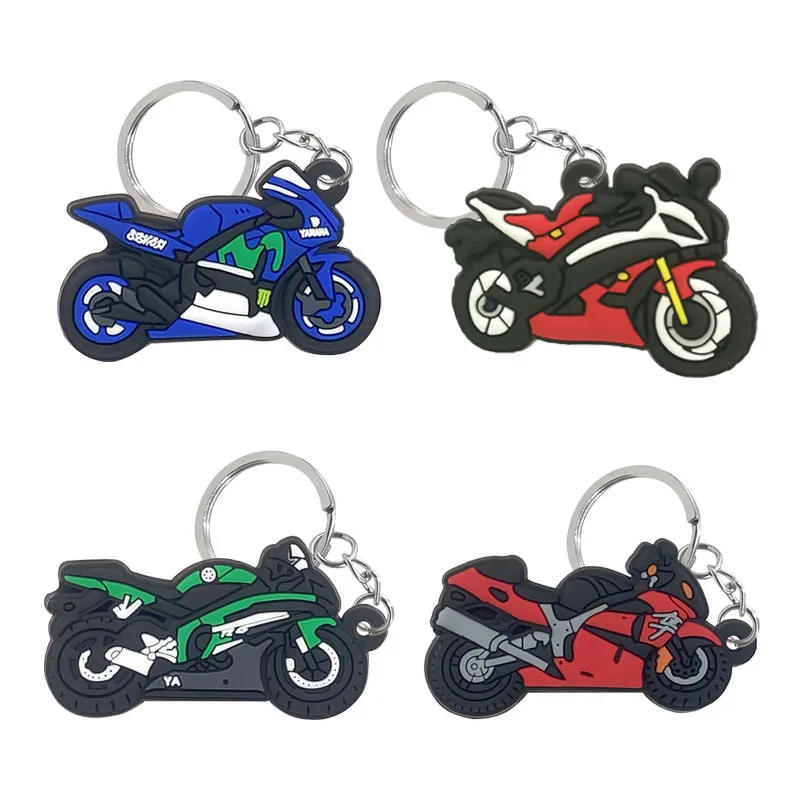 10pcs Motorcycle Keychain Racing Car Gift For Boy Baby Birthday Party Gifts Baby Shower Favors