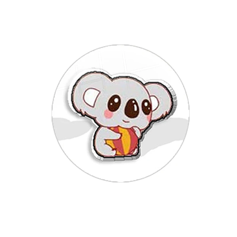 Cute Koala Cartoon Photo 10pcs 12mm/16mm/18mm/20mm/25mm/30mm Glass Cabochon Demo Flat Back Making Findings