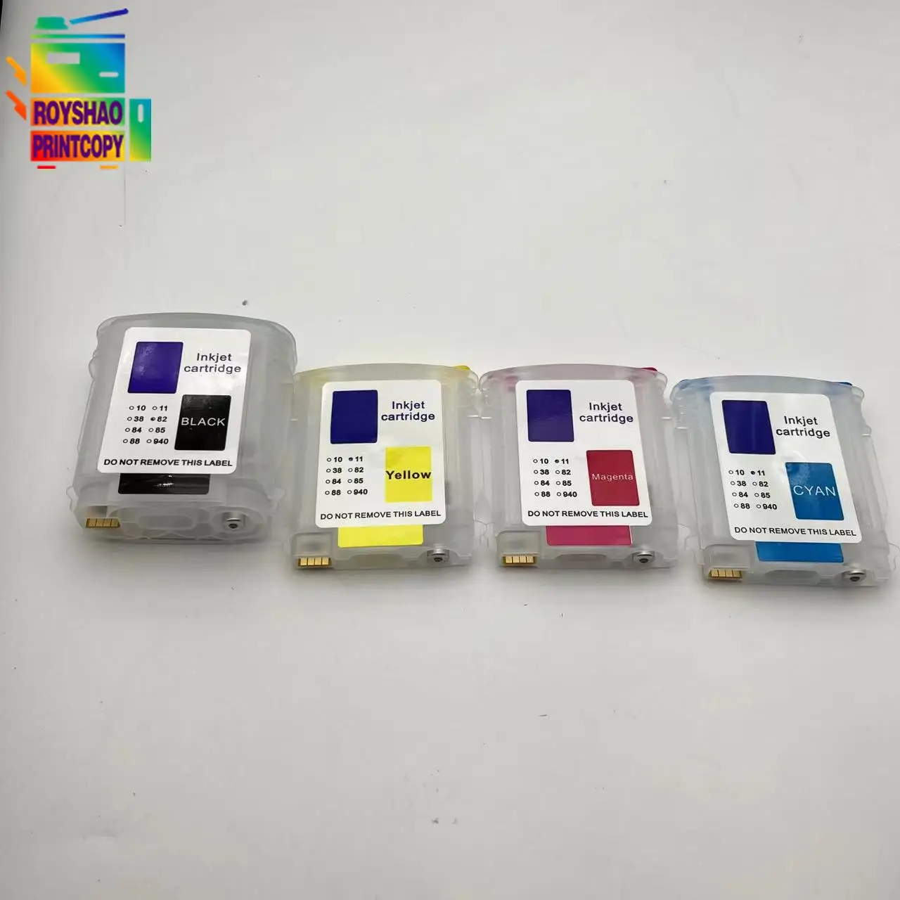 2sets 10 82 Refillable Ink Cartridge With Arc Chips For HP Designjet 500ps 800 800ps Plotters For HP10 HP82 HP500 HP800 Printer