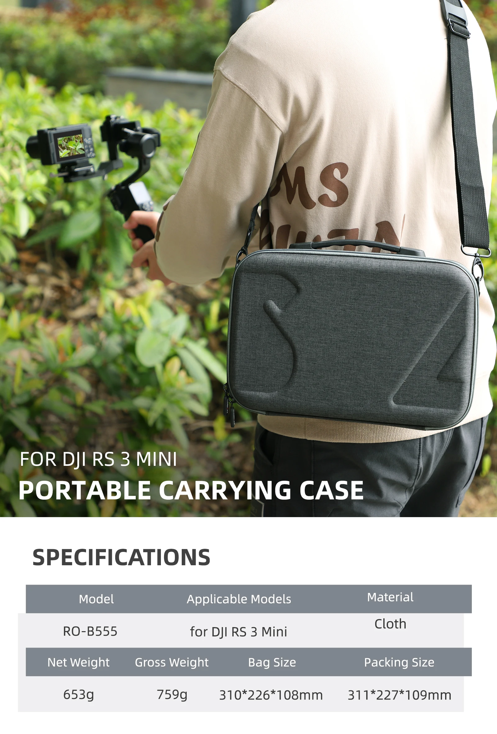 収納袋 DJI Ronin RS4 ミニキャリングケースショルダーバッグ