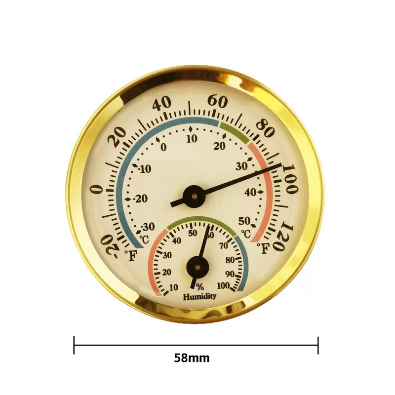 Pointer Temperature Humidity Meter High-precision Mini Mechanical Thermometer Hygrometer Dial Pointer Mechanic Thermometer Tool