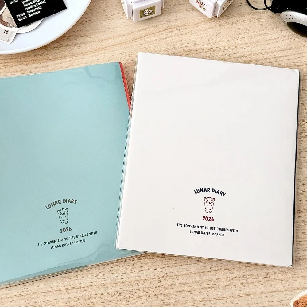 2026 الكورية دفتر الجدول الزمني كتاب الطالب الخطط الشهرية والأسبوعية مجلة دفتر مذكرات مخطط القرطاسية لوازم الطلاب