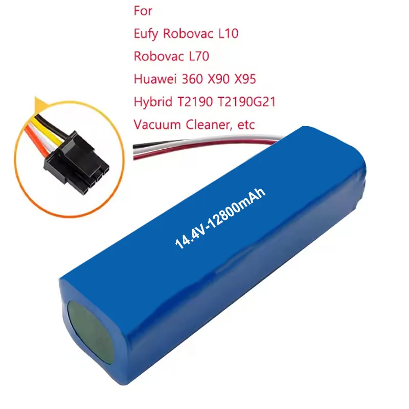 14.4V/14.8V Original Lithium Battery for Eufy Robovac L70 L10 Hybrid T2190 Qihoo 360 S9 X95 X90 Robot Vacuum Cleaner Battery