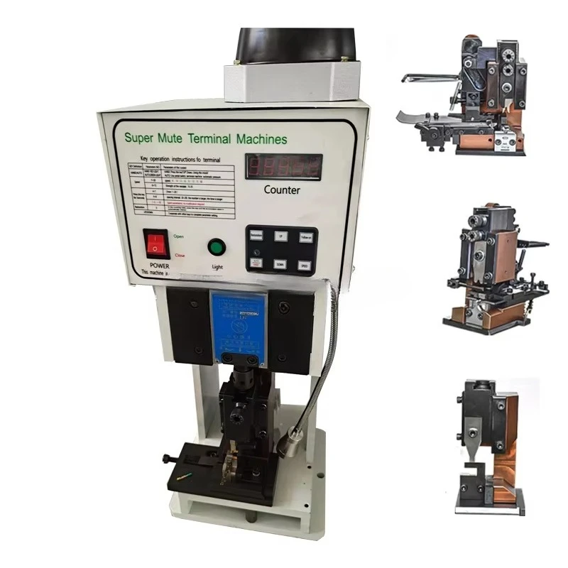 Automatic 2T Super Mute Terminal Crimping Machines Electric Wire Processing Machine Jst Connector C Le Crimp Machine