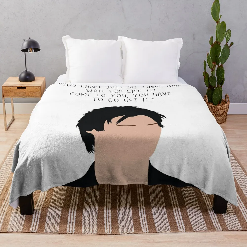 

Damon Salvatore quote Throw Blanket Personalized Gift Shaggy Flannel Hair Blankets