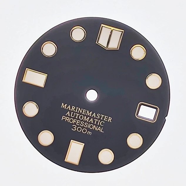 High Quality 28.5mm S Logo NH35 Dial SUB/SKX007 DIal Suitable For NH35/NH36 Movement Green Luminous NH35 Accessories