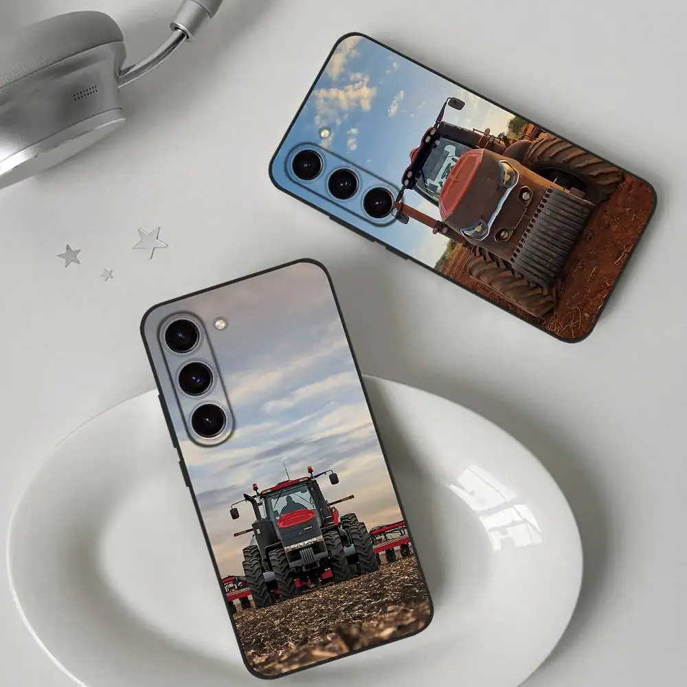 Tractor Farm Phone Case For Samsung Galaxy S21 S22 S23 S24ULTRA S25ULTRA FE Ultra Plus5G A52S S26 Soft Cover