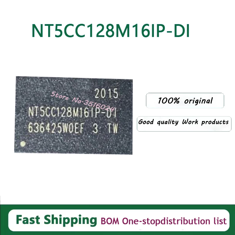 10PCS/lot   NT5CB256M16 NT5CB256M16CP-DI 512M DDR3 NT5CC128M16IP-DI 96FBGA DDR3  2Gb