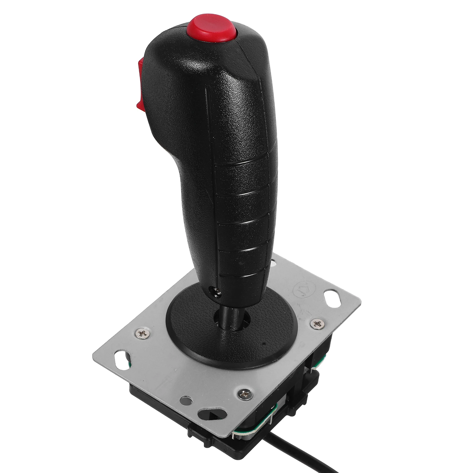 

Game Joystick Controller Flight Simulation Micro Switch Board Handle Ergonomic Grip Vibration Function Pc Accessories