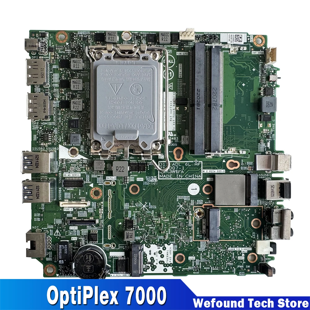 0VNM1 Desktop Motherboard For Dell OptiPlex 7000 Micro CN-0VNM11 212007-1 VNM11