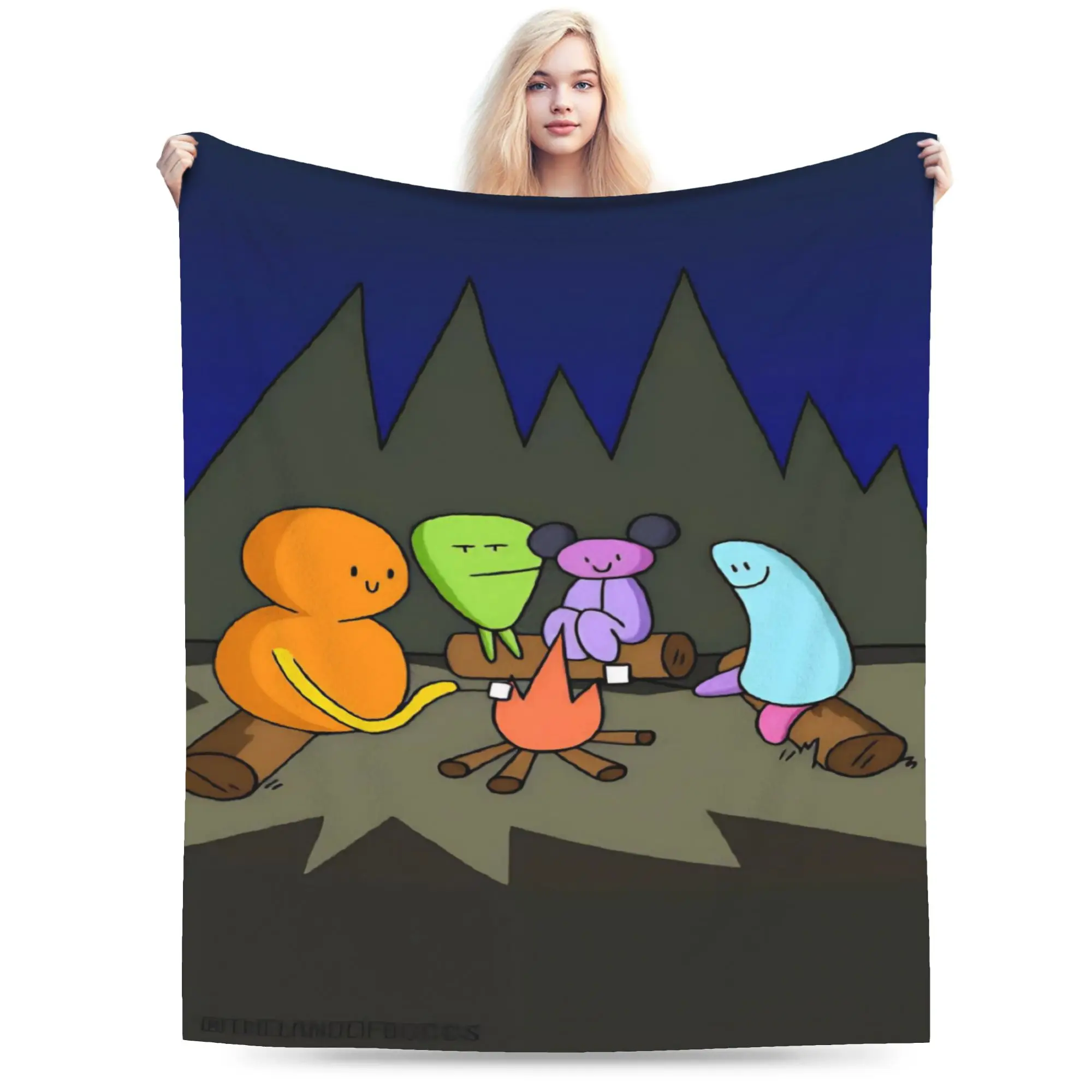 The Land of Boggs  Merch Blankets Ultra-Soft Flannel  Throw Blanket Comfortable Quilt