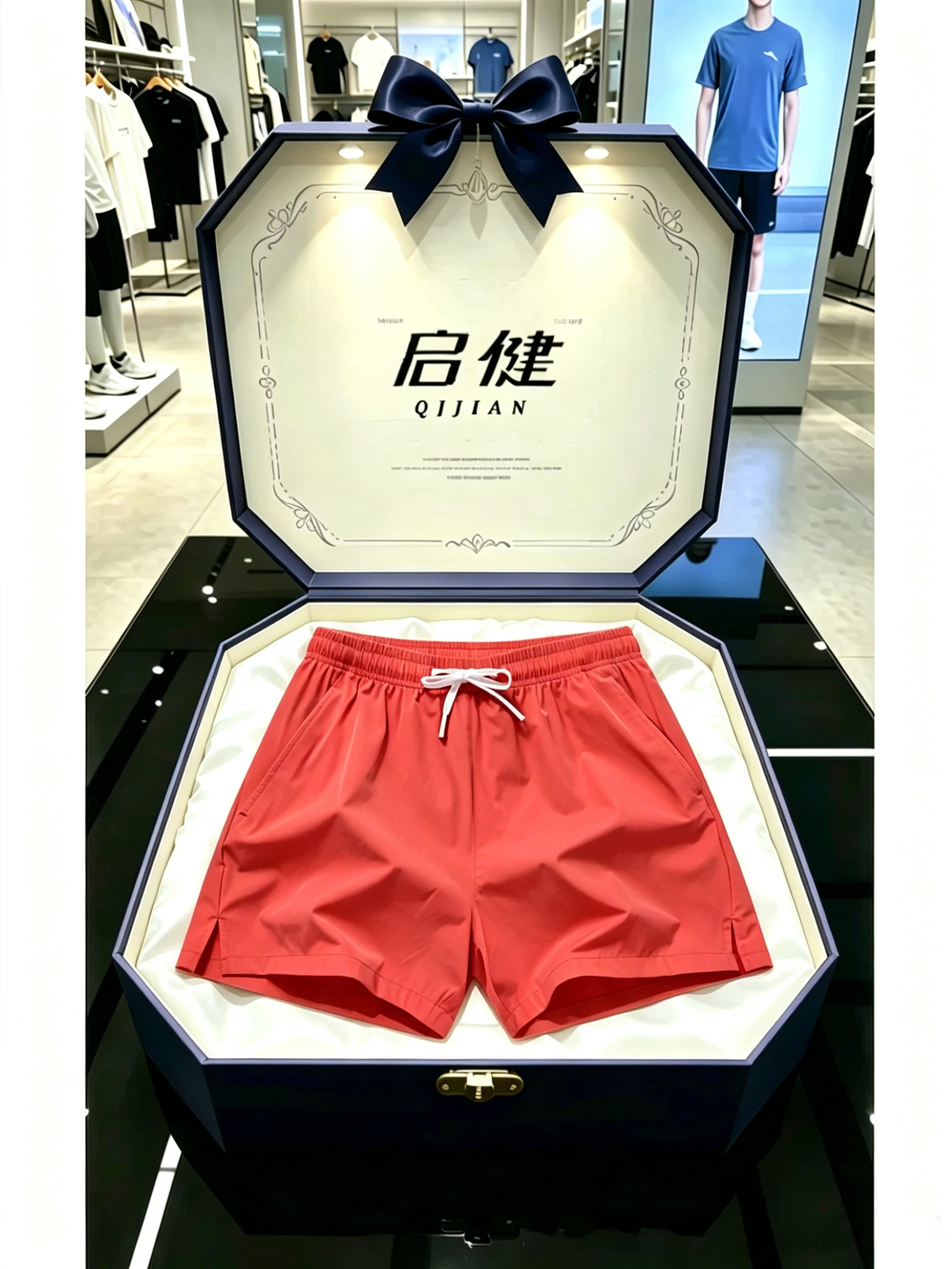 

Ice Silk Men's Sport Shorts American Style Fitness Training Basketball Pants Outdoor Running Sport Four Five Split Pants