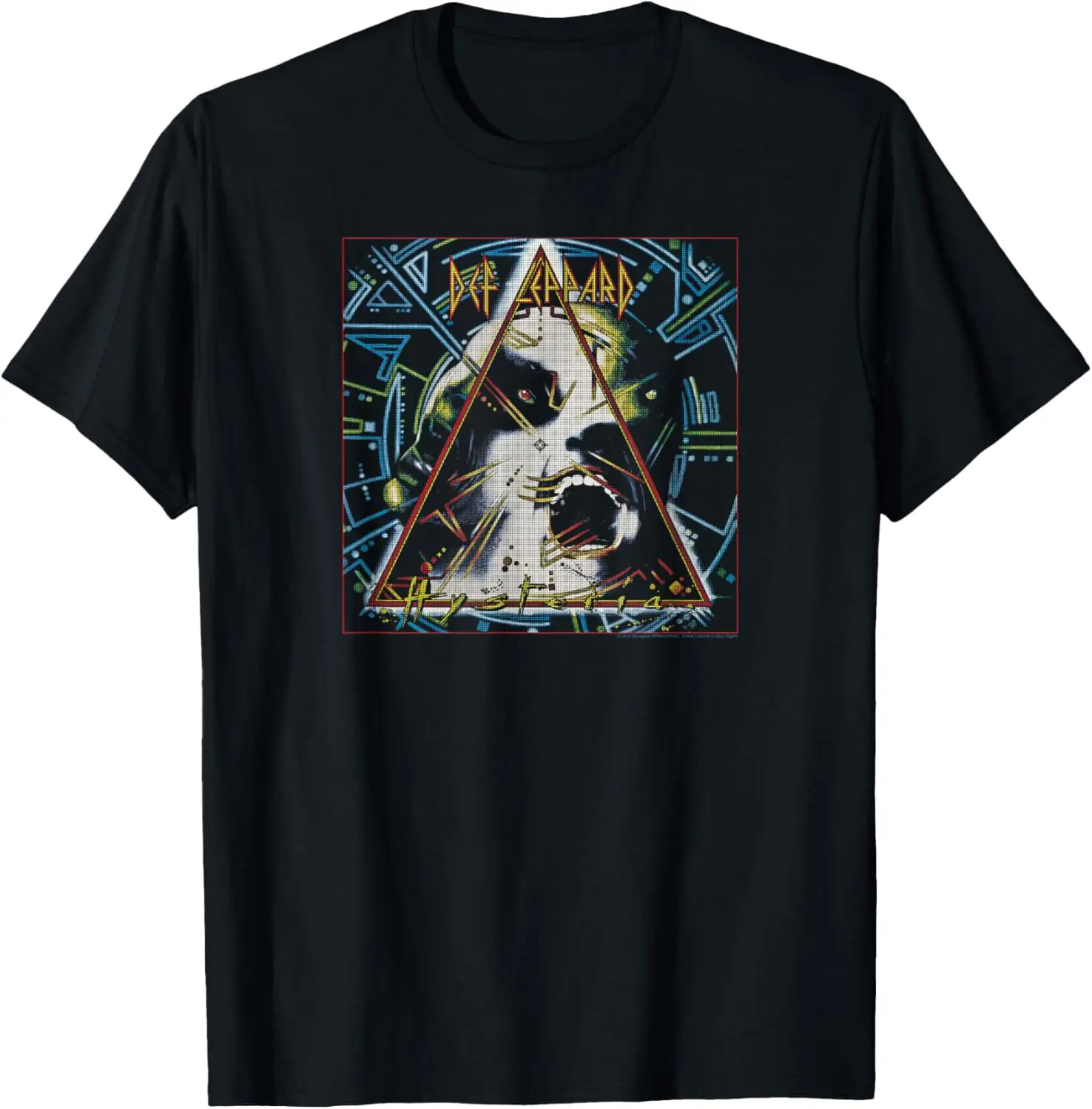 - Hysteria Vintage T-Shirt Small 100% Cotton Trendy Y2K Short-Sleeve Tee – Soft, Quick-Drying, & Moisture-Wicking; Ideal Sports