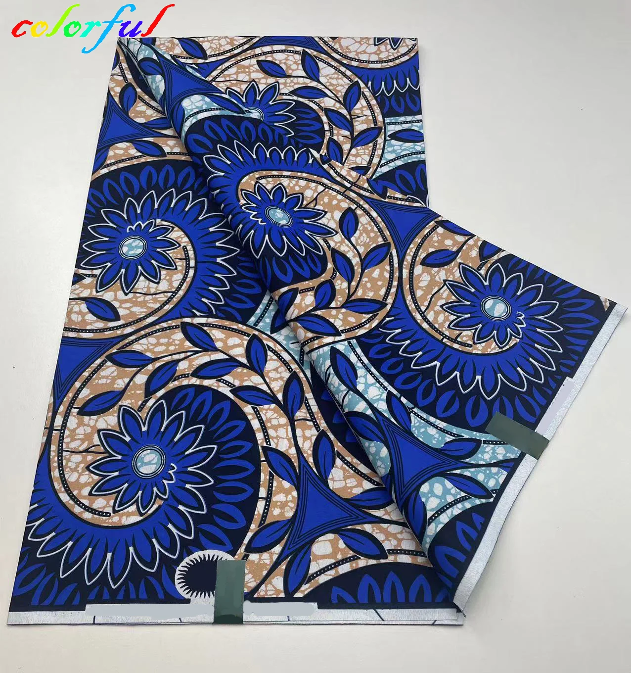 New Guaranteed Veritable African Wax Prints Fabric 100%Cotton Original Soft Super Batik Nigeria Ankara Real Wax Fabric