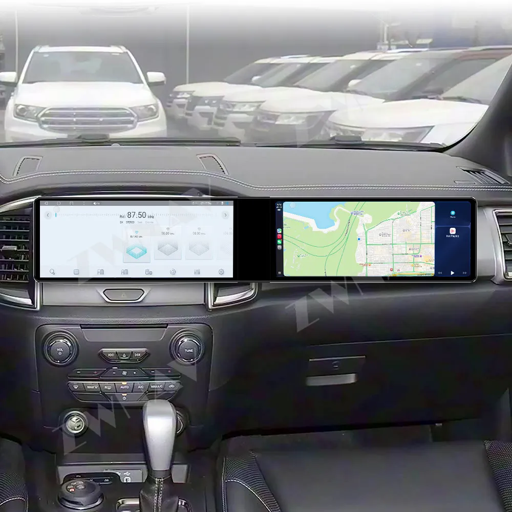

For Ford Everest/Ranger 2015-2018 Android 13 12.3" Hd Touch Dual-Screen Car Gps Multimedia Player Car Interior Accessories