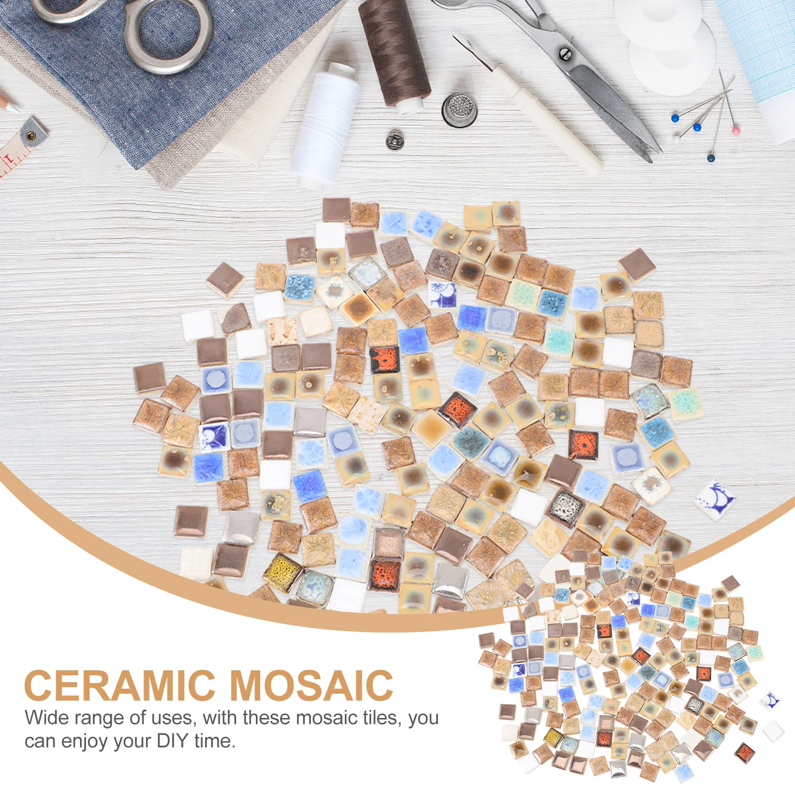 

DIY Materials Ceramic Tiles Beautiful Glazed Fragments for Vase Art Crafts Tiles Ceramic Pieces DIY Home Decoration