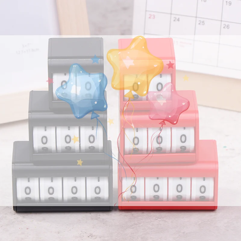 Counter Board Tabletop Game Scorer Decoration Living Tabletop Foosball Scorer Self Discipline Punch Card Home Decorations