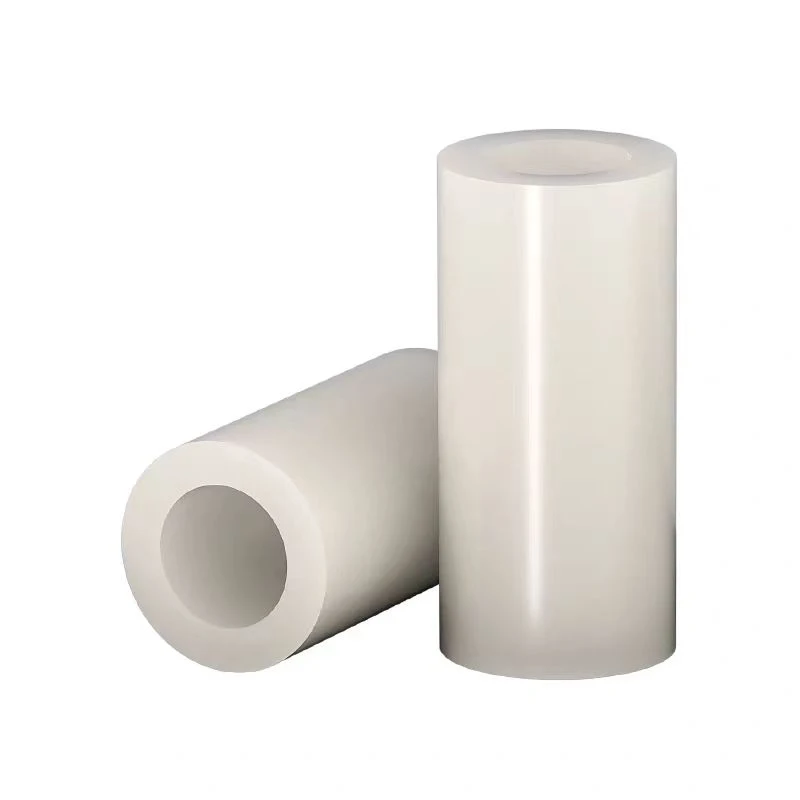 M11 M14 M16 M18 ABS Plastic Round Non-Threaded Standoff Washer White Nylon Spacer Stud PCB Board Isolation Column Support L=3-50