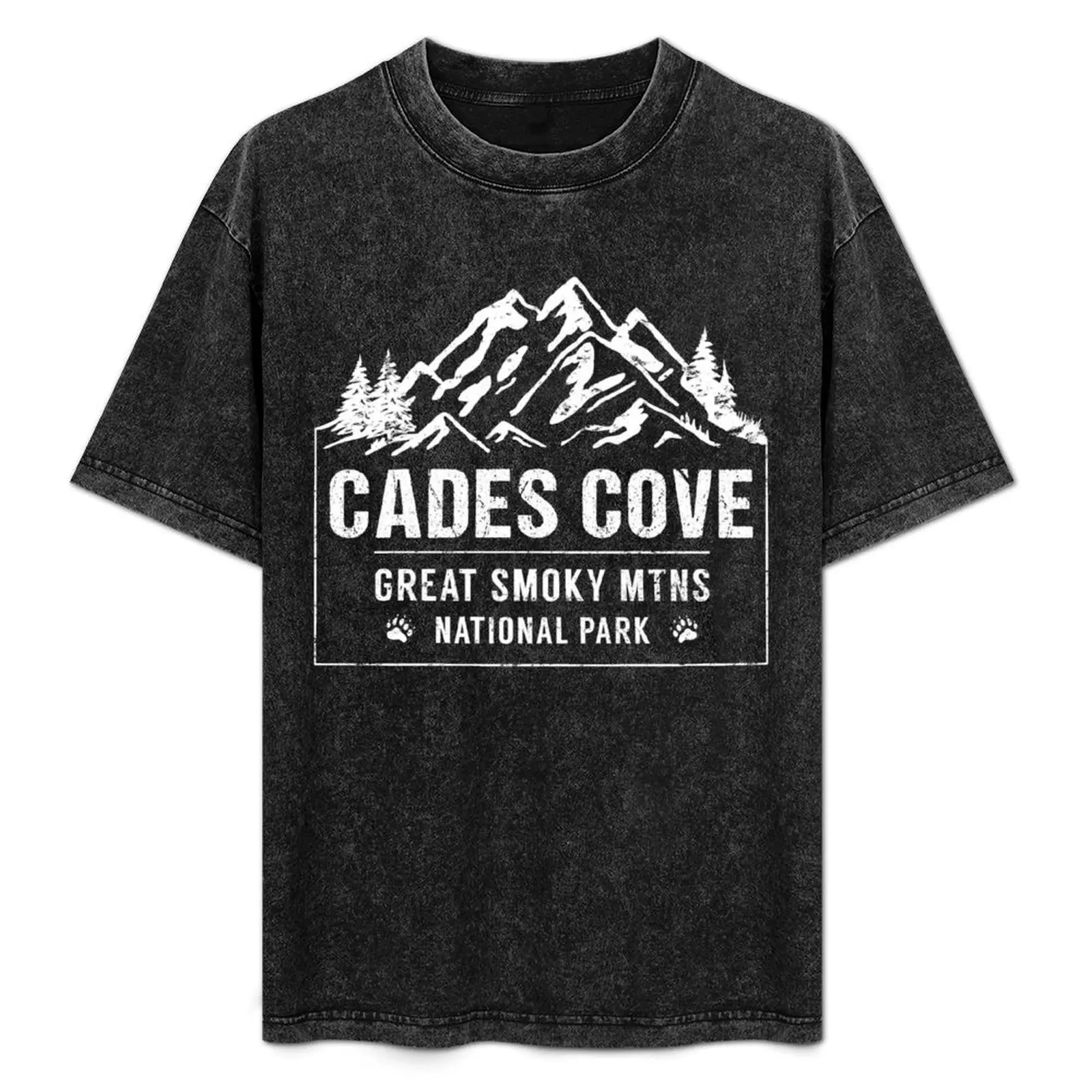 Cades Cove-Camiseta de grandes montañas ahumadas, camisetas bonitas, camisetas divertidas de meme, camiseta blanca para hombres