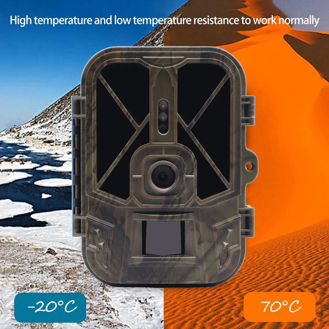 4G-Jagdkamera 4K 120MP mit APP-Steuerung, Nachtsicht, Wildtierbeobachtung, 8000MA Lithium-Batterie – Detail 10