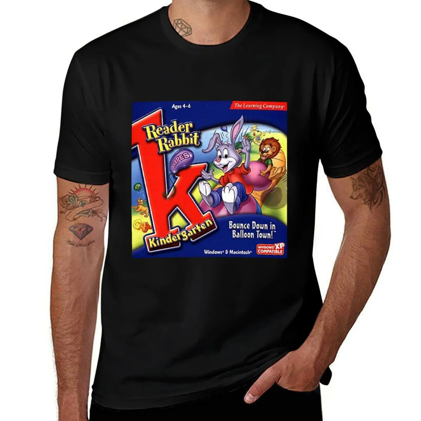 

Reader rabbit T-Shirt cotton tshirt 100% t shirt custom print essential t shirt T-Shirt