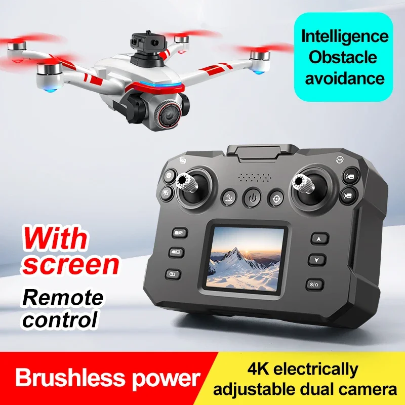 New K15 MAX Drone GPS 4K Professional 3-Axis PTZ HD Dual Camera 5G WIFI FPV 360° Laser Obstacle Avoidance Brushless Motor Drone