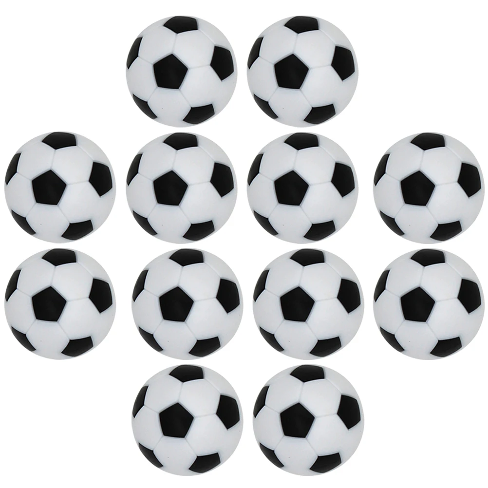 

12pcs White Kids Football Game Table Foosball Balls Accessories Soccer Accessories Foosball Table Balls Replacements