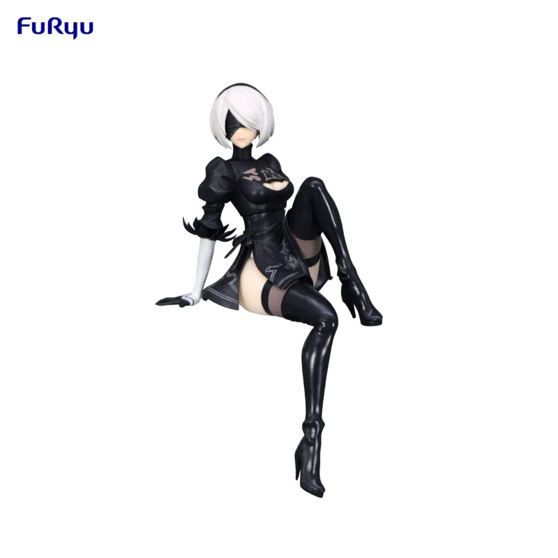 

В наличии 100% оригинальная фигурка Furyu Noodle Stopper Nier: Automata 2B, аниме-игровые фигурки, Коллекционная модель, украшение, игрушки, подарок