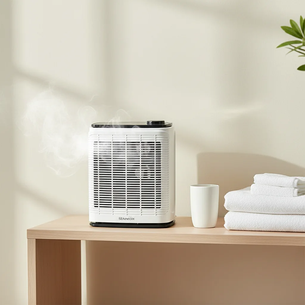 

Коммерческий очиститель воздуха с использованием аэрозоля из каменной соли: мелкие соляные частицы улучшают качество сна