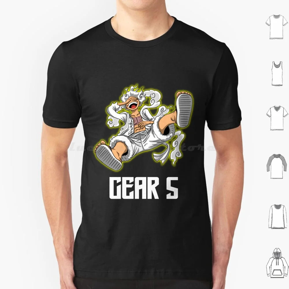 Luffy Gear 5 T Shirt Big Size 100% Cotton Luffy Gear 5 Anime Luffy Luffy Luffy Canva Luffy Luffy Gear 5 Luffy Gear Fifth Luffy