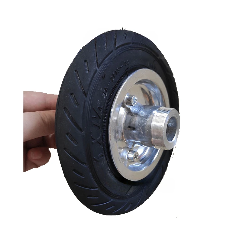 Super 150MM Wheel Aluminium Hub 6x1 1/4 tyre wheel Inner Tube Electric Scooter 6 Inch Pneumatic Tire  scooter belt size