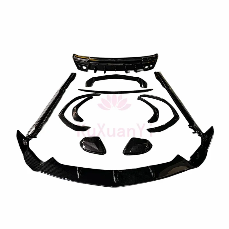 M style carbon fiber body kit front bar edge side skirt rear diffuser rear spoiler body trim for Lamborghini URUS