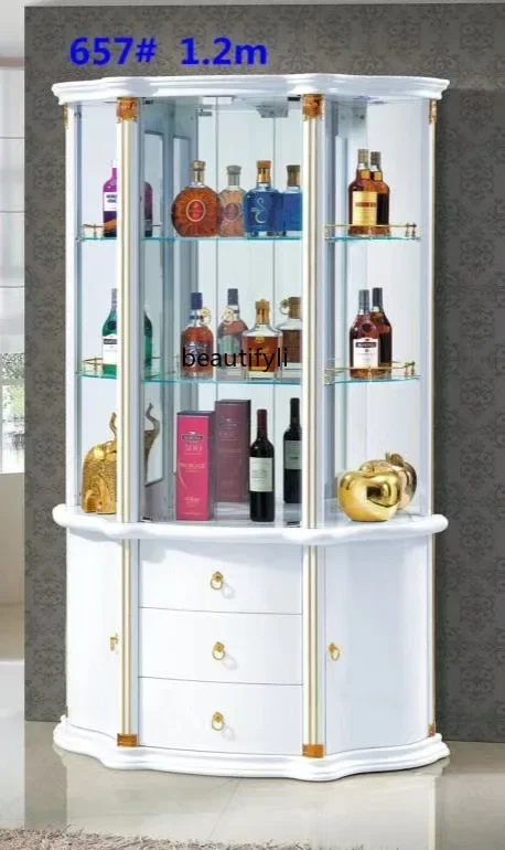 

A55 Modern Minimalist Wine Cabinet Living Room Home Locker White Dining Room Small Wine Cabinet