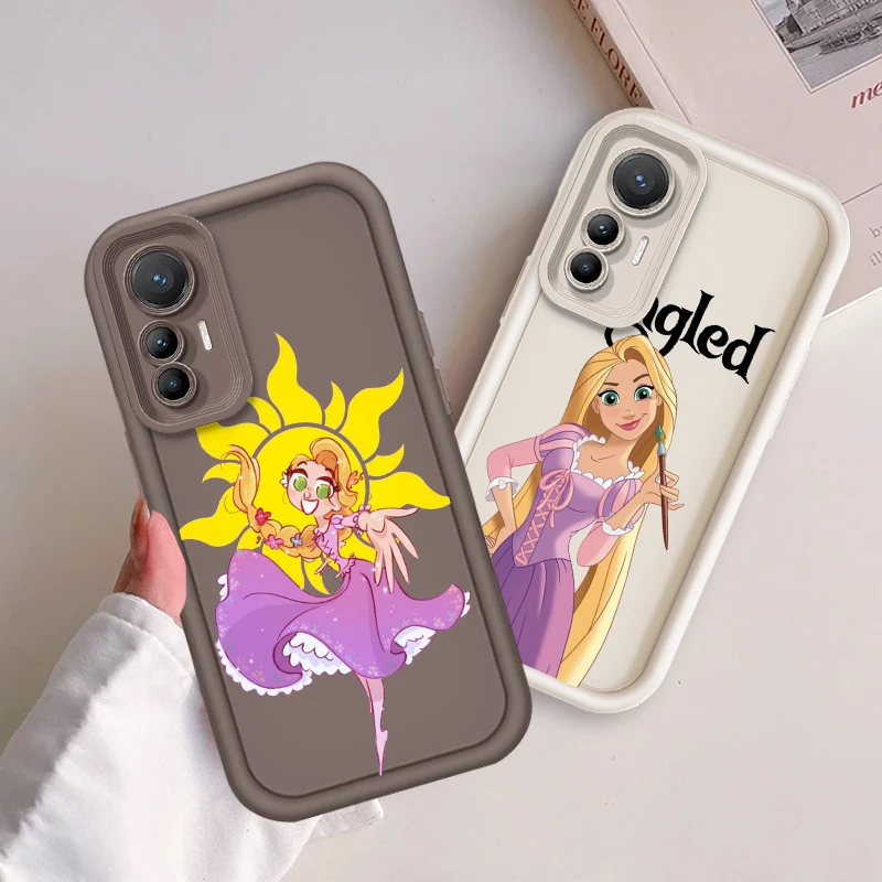 Disney Tangled Art Cute Eye Ladder For Xiaomi MI 14 12T 11 Lite Poco M3 X5 X4 F5 F4 F3 F2 GT Pro 5G Cover Phone Case