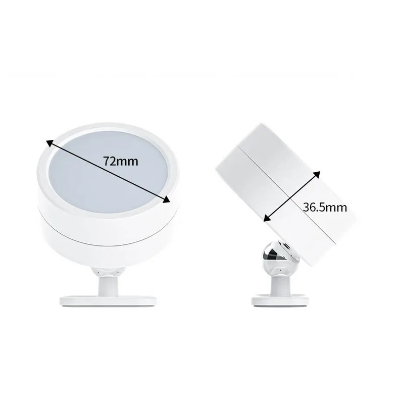 Rotation 360 Degree Led Wall Lamp Touch Remote Control Cabinet Spotlight Usb Charging Magnetic Suction Night Light Bedside Lamps