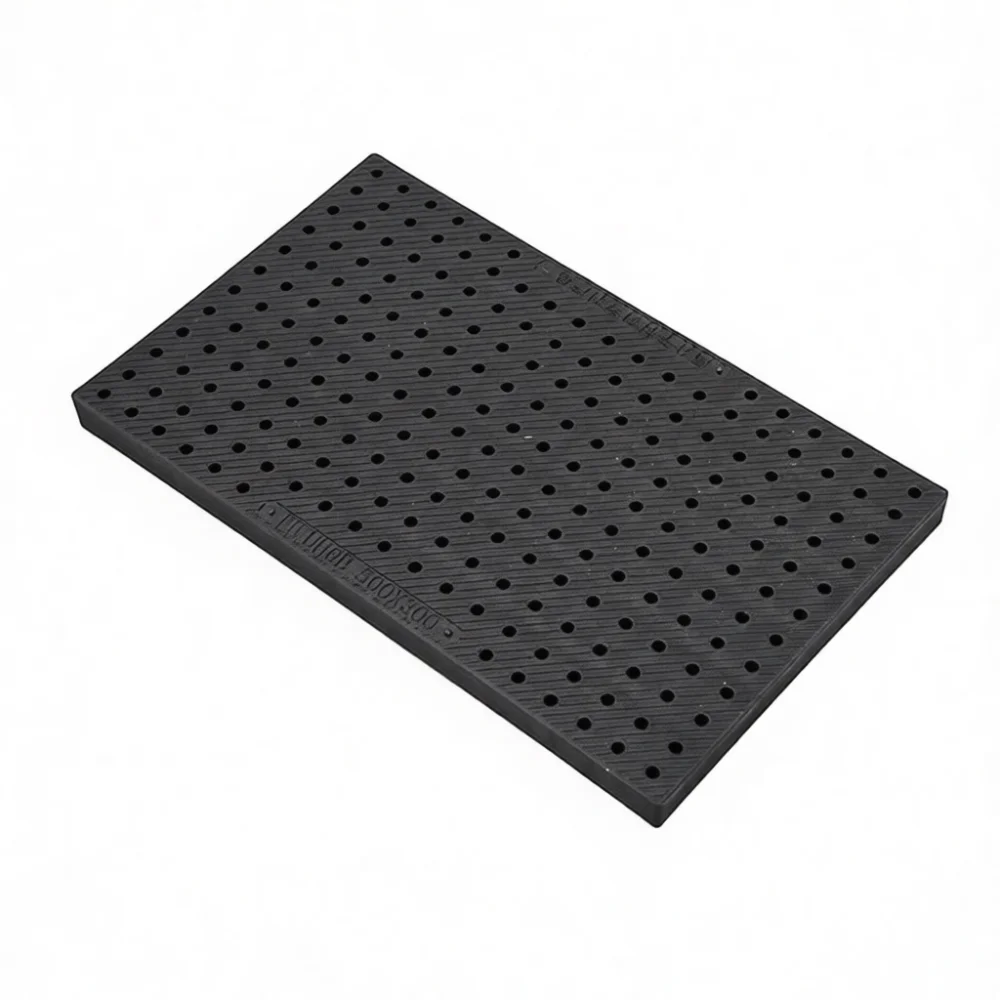 Outdoor Plastic Sewer Drain Cover Trench Gutter Grate Rainwater Channel Mesh Filter Utility Ground Protection Plate