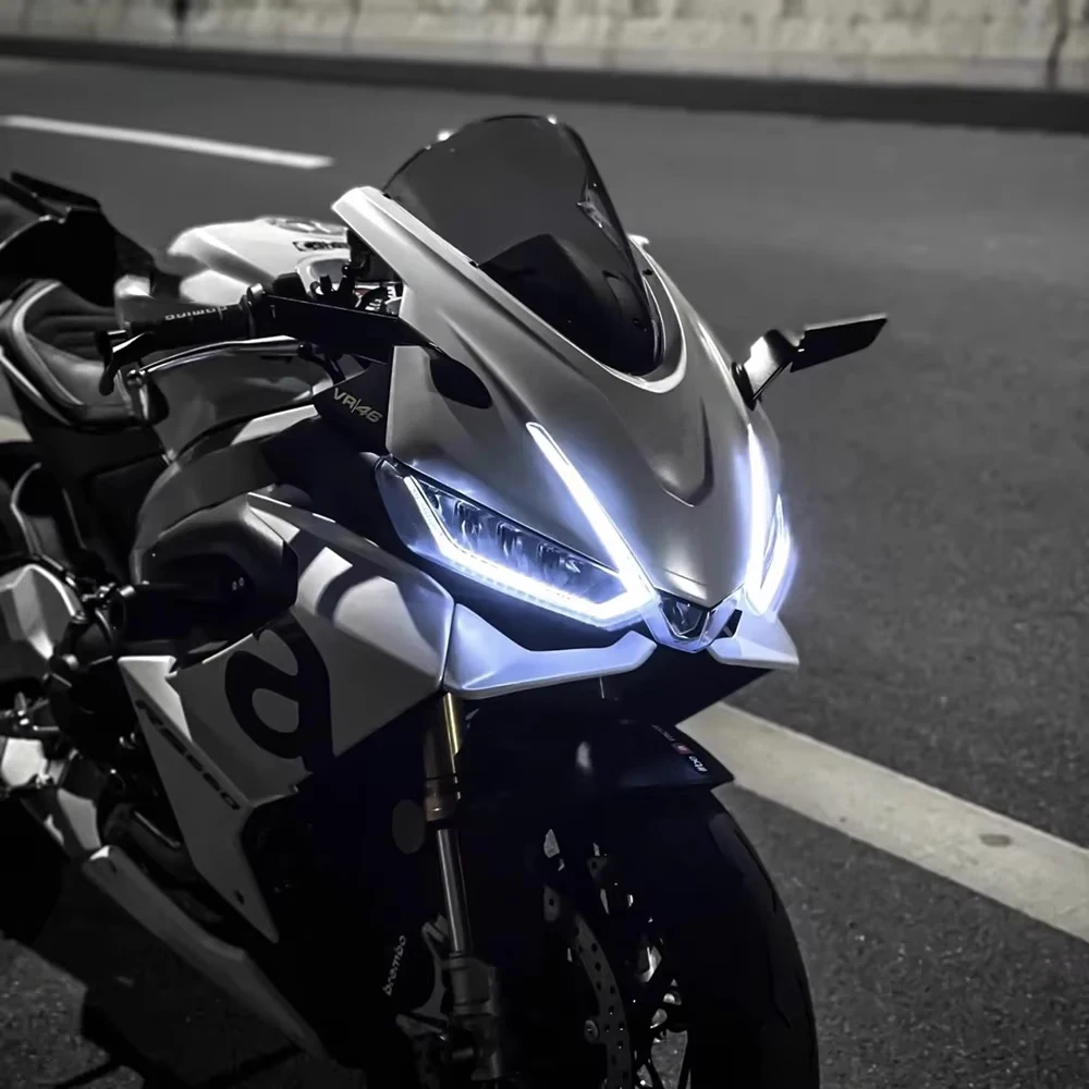 Motorcycle Front Lip Wing/Aerodynamic Winglet For RS660 (2020-2024)–Conical Fairing Wing | Moto Aerodynamic Accessories