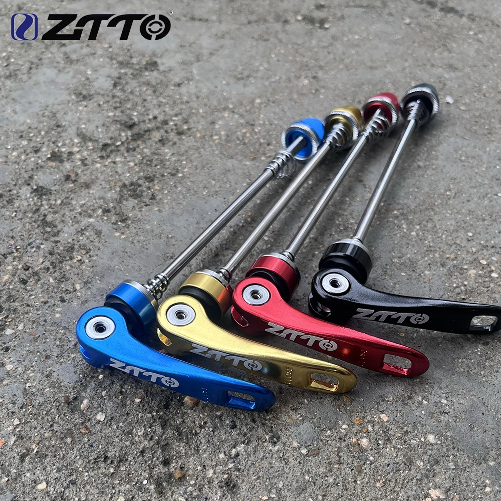 ZTTO 1 Paar Fahrrad-Schnellspanner MTB Mountainbike Ultraleichte Schnellspanner QR 100mm 135mm für Mountainbike- und Rennradnaben 9mm 5mm
